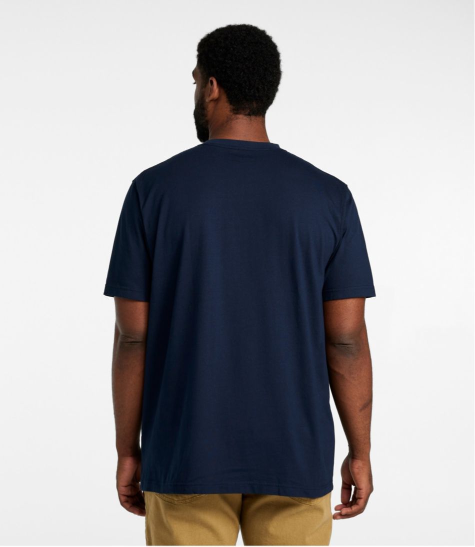 Men's Carefree Unshrinkable Tee with Pocket, Traditional Fit - L.L.Bean Everyday