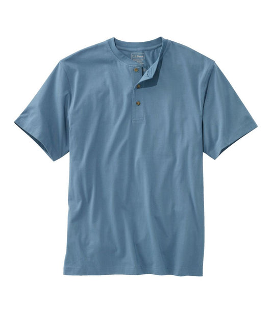 Men's Carefree Unshrinkable Tee, Traditional Fit, Henley - L.L.Bean Trusted