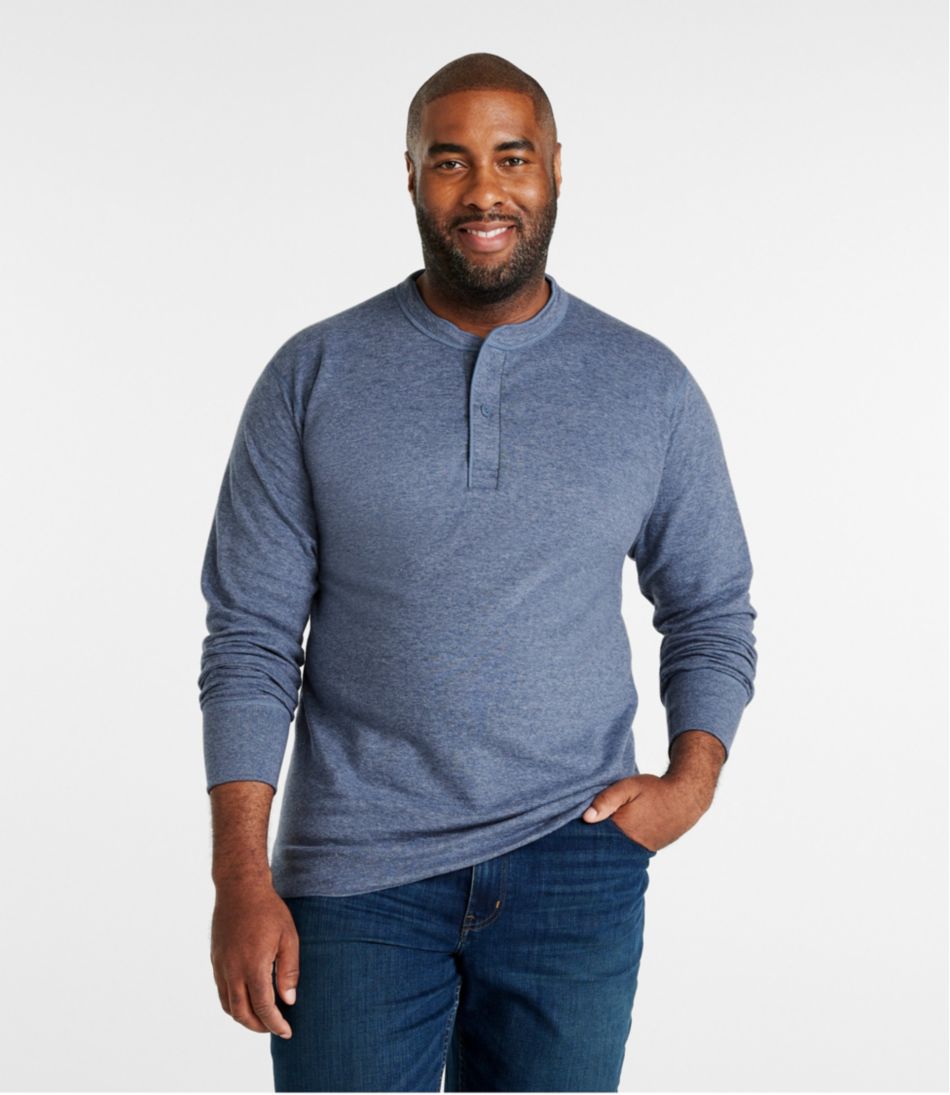 Men's Two-Layer River Driver's Shirt®, Traditional Fit Henley - L.L.Bean Great Value