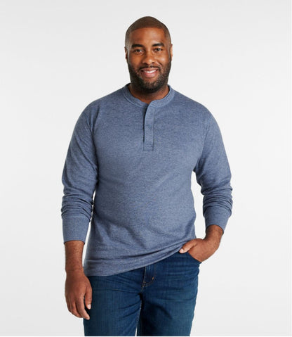 Men's Two-Layer River Driver's Shirt®, Traditional Fit Henley - L.L.Bean Great Value