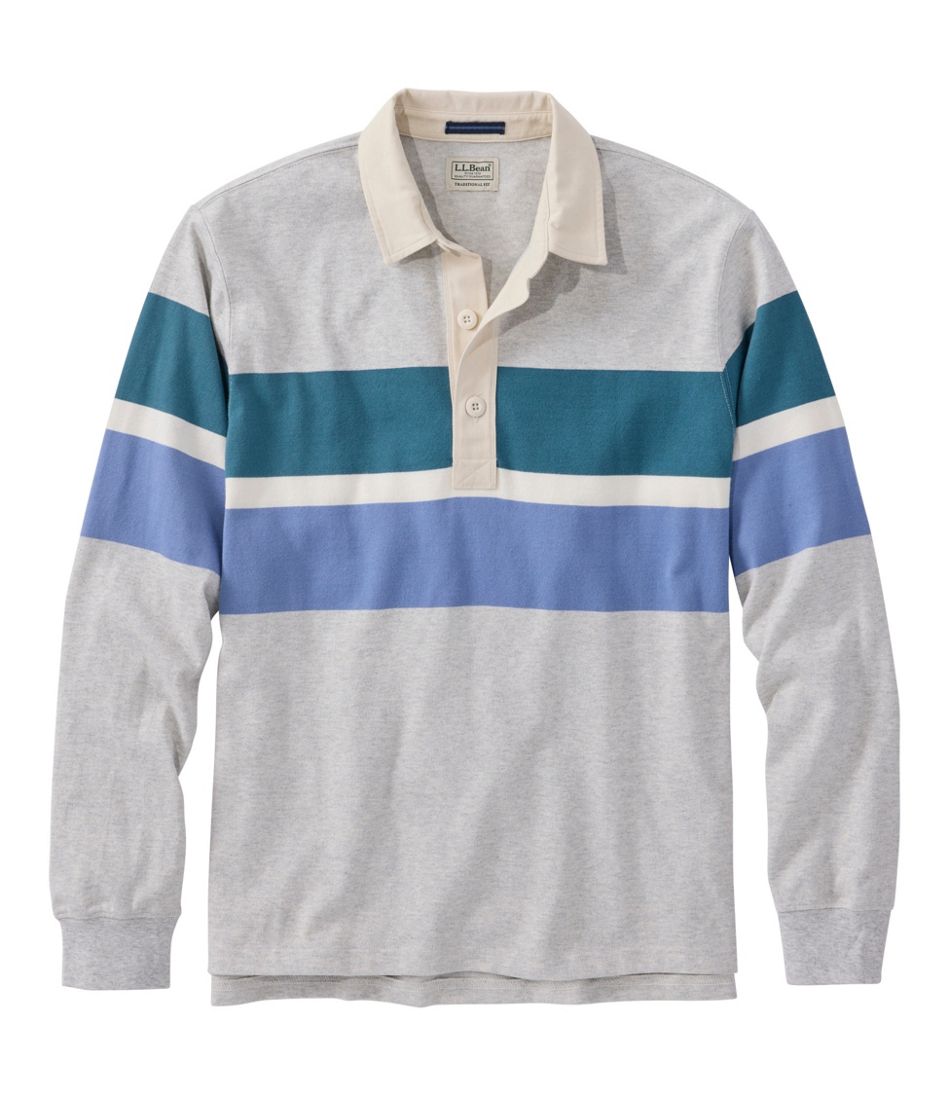 Men's Bean's Vintage Soft Rugby, Chest Stripe - L.L.Bean Latest