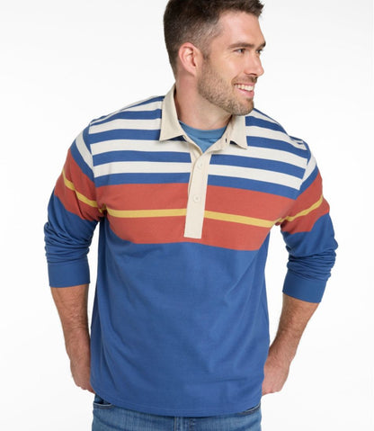 Men's Bean's Vintage Soft Rugby, Chest Stripe - L.L.Bean Latest
