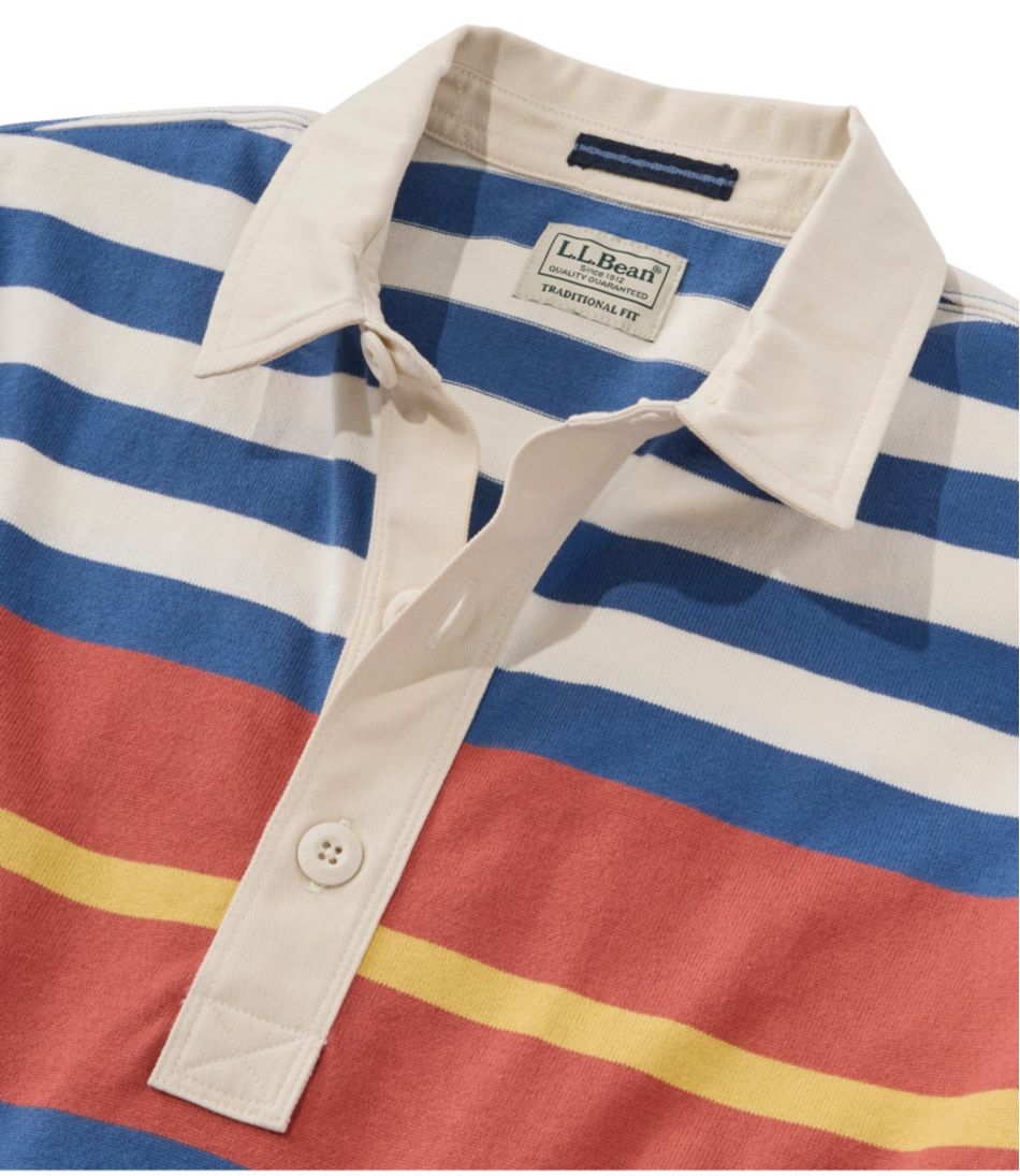 Men's Bean's Vintage Soft Rugby, Chest Stripe - L.L.Bean Latest