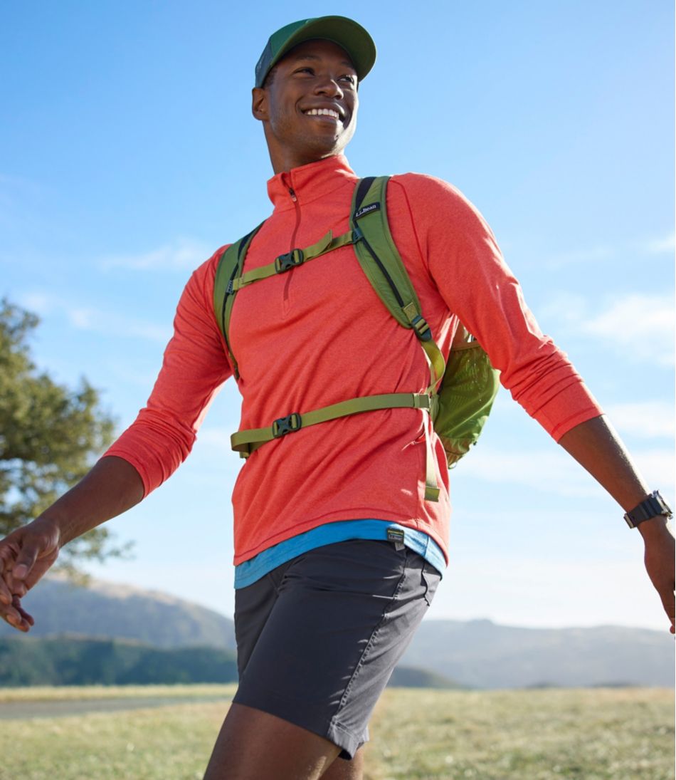 Men's Bean's Access Trail Tee, Quarter-Zip - L.L.Bean Trusted
