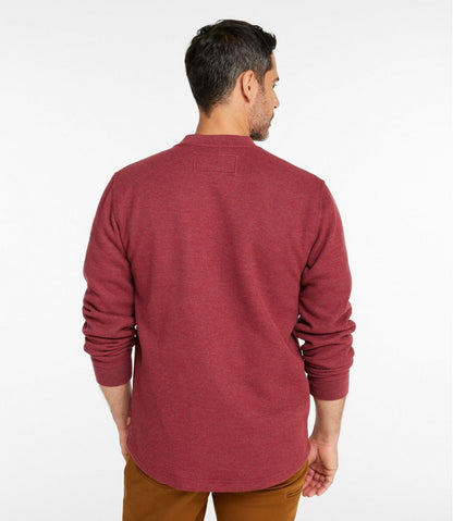 Men's Katahdin Iron Works® Bonded Waffle Fleece Henley - L.L.Bean Classic