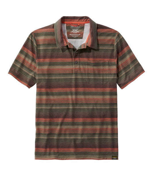 Men's Everyday SunSmart® Polo 2.0, Short-Sleeve Stripe - L.L.Bean Great Value
