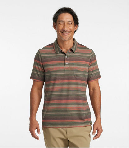 Men's Everyday SunSmart® Polo 2.0, Short-Sleeve Stripe - L.L.Bean Great Value
