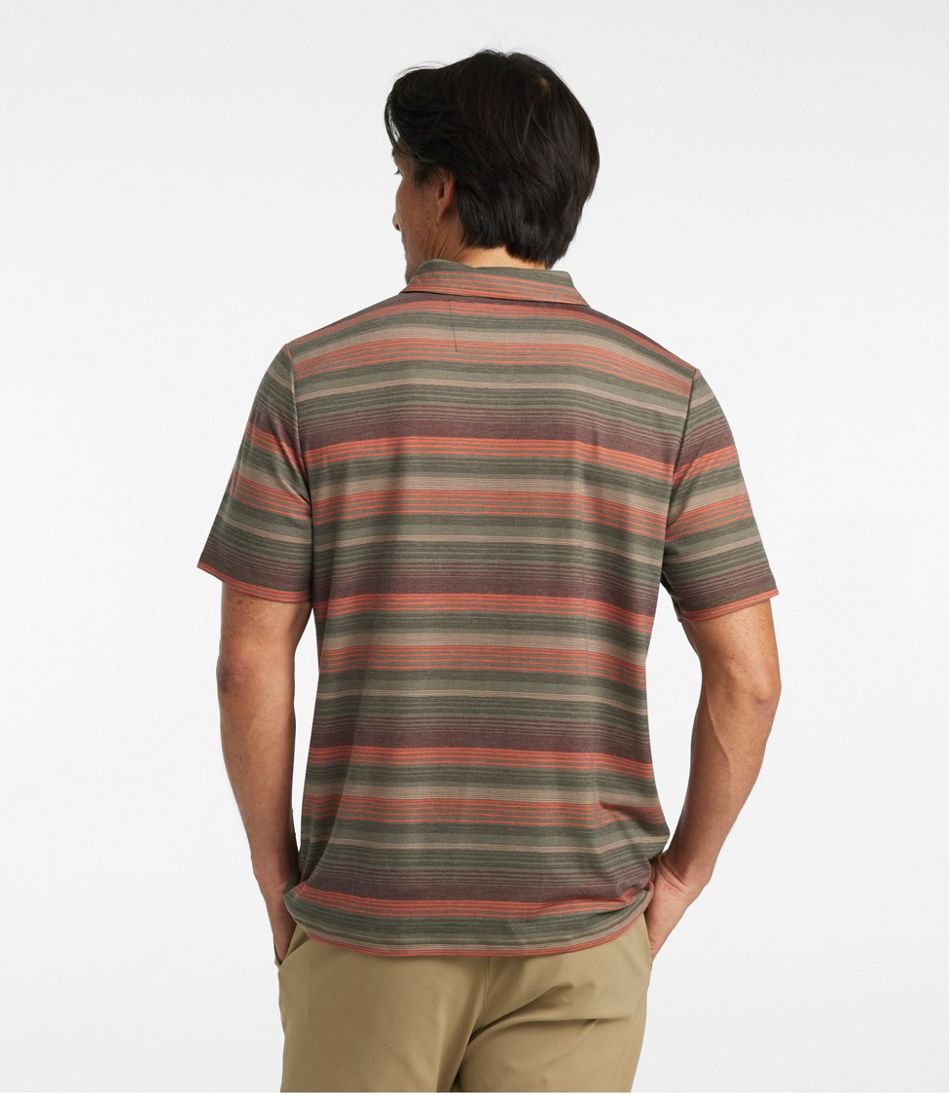 Men's Everyday SunSmart® Polo 2.0, Short-Sleeve Stripe - L.L.Bean Great Value