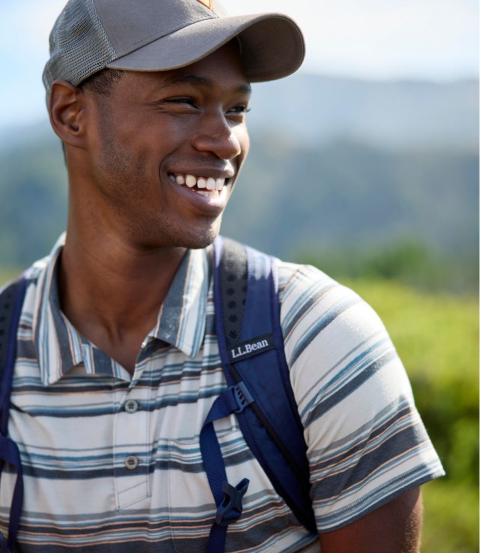 Men's Everyday SunSmart® Polo 2.0, Short-Sleeve Stripe - L.L.Bean Great Value