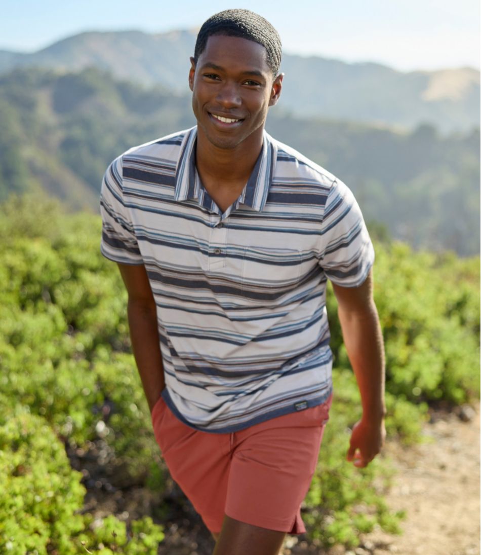 Men's Everyday SunSmart® Polo 2.0, Short-Sleeve Stripe - L.L.Bean Great Value