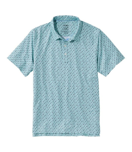 Men's Comfort Stretch Performance® Party Polo, Slightly Fitted, Short-Sleeve, Print - L.L.Bean Latest