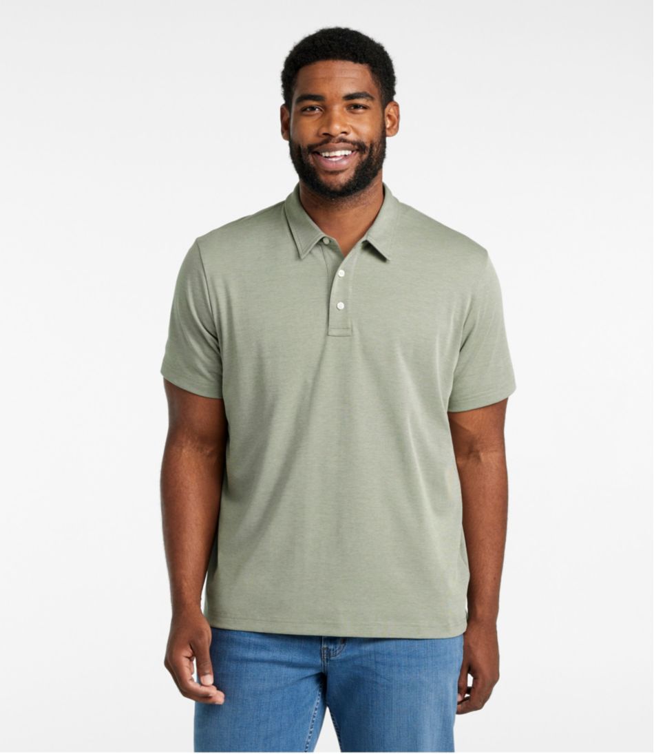 Men's Comfort Stretch Performance® Polo, Short-Sleeve, Slightly Fitted - L.L.Bean Essential
