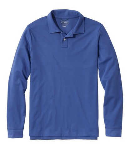 Men's Comfort Stretch Performance® Polo, Long-Sleeve, Slightly Fitted - L.L.Bean Everyday
