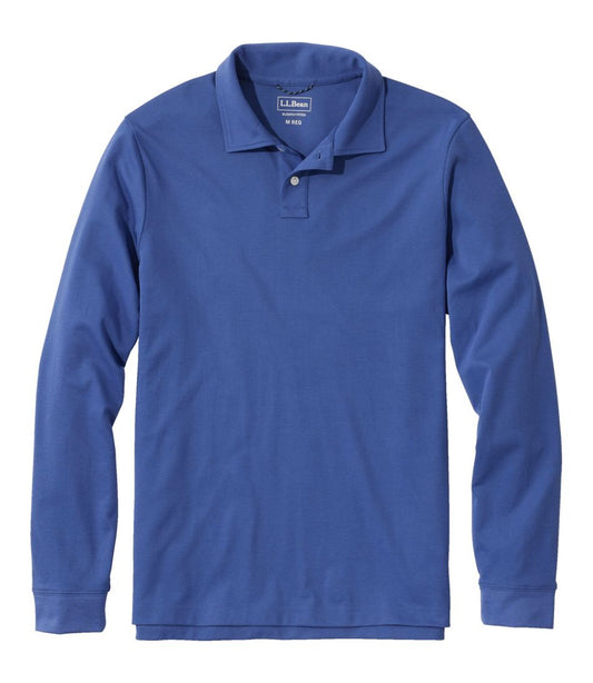 Men's Comfort Stretch Performance® Polo, Long-Sleeve, Slightly Fitted - L.L.Bean Everyday