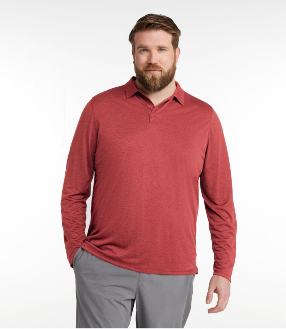 Men's Ultralight Adventure Polo, Long-Sleeve - L.L.Bean Great Value