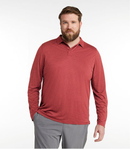 Men's Ultralight Adventure Polo, Long-Sleeve - L.L.Bean Great Value