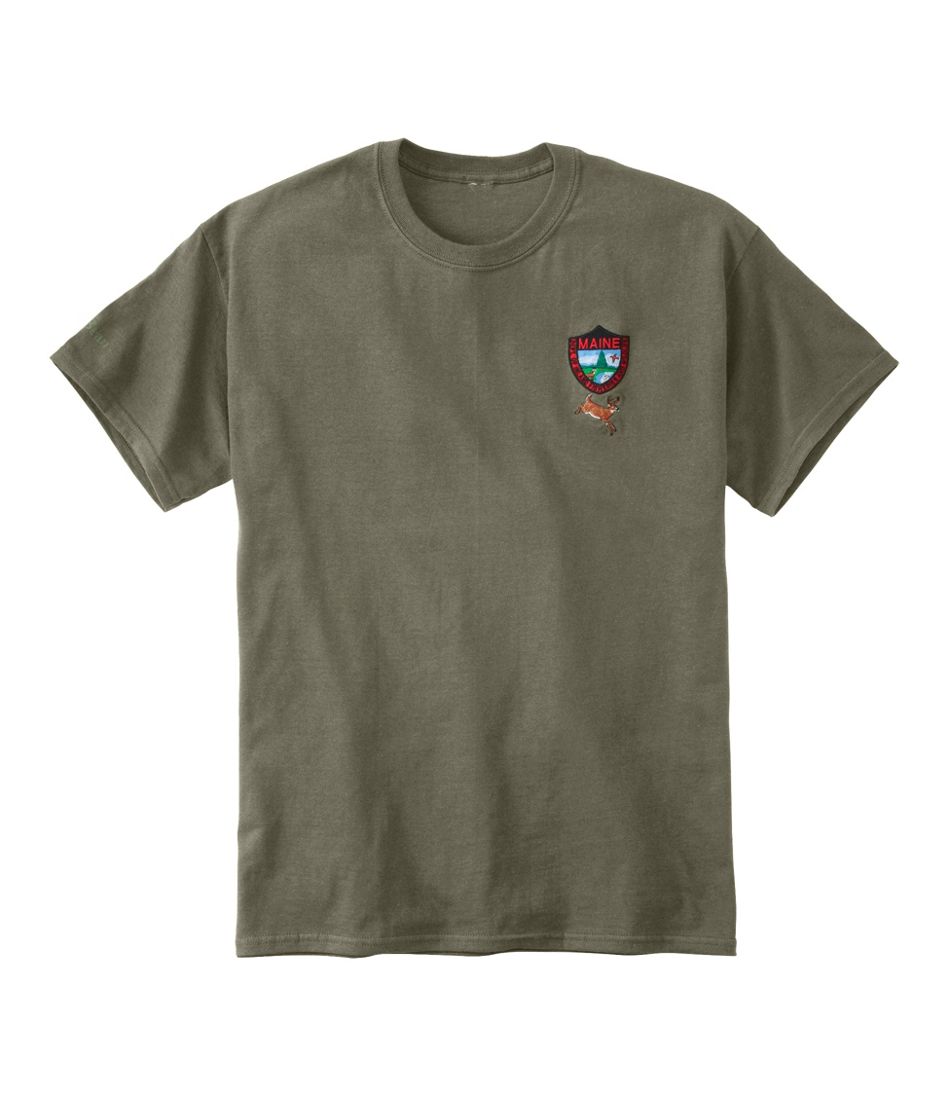 Men's Maine Inland Fisheries and Wildlife Tee, White-Tailed Deer - L.L.Bean Value