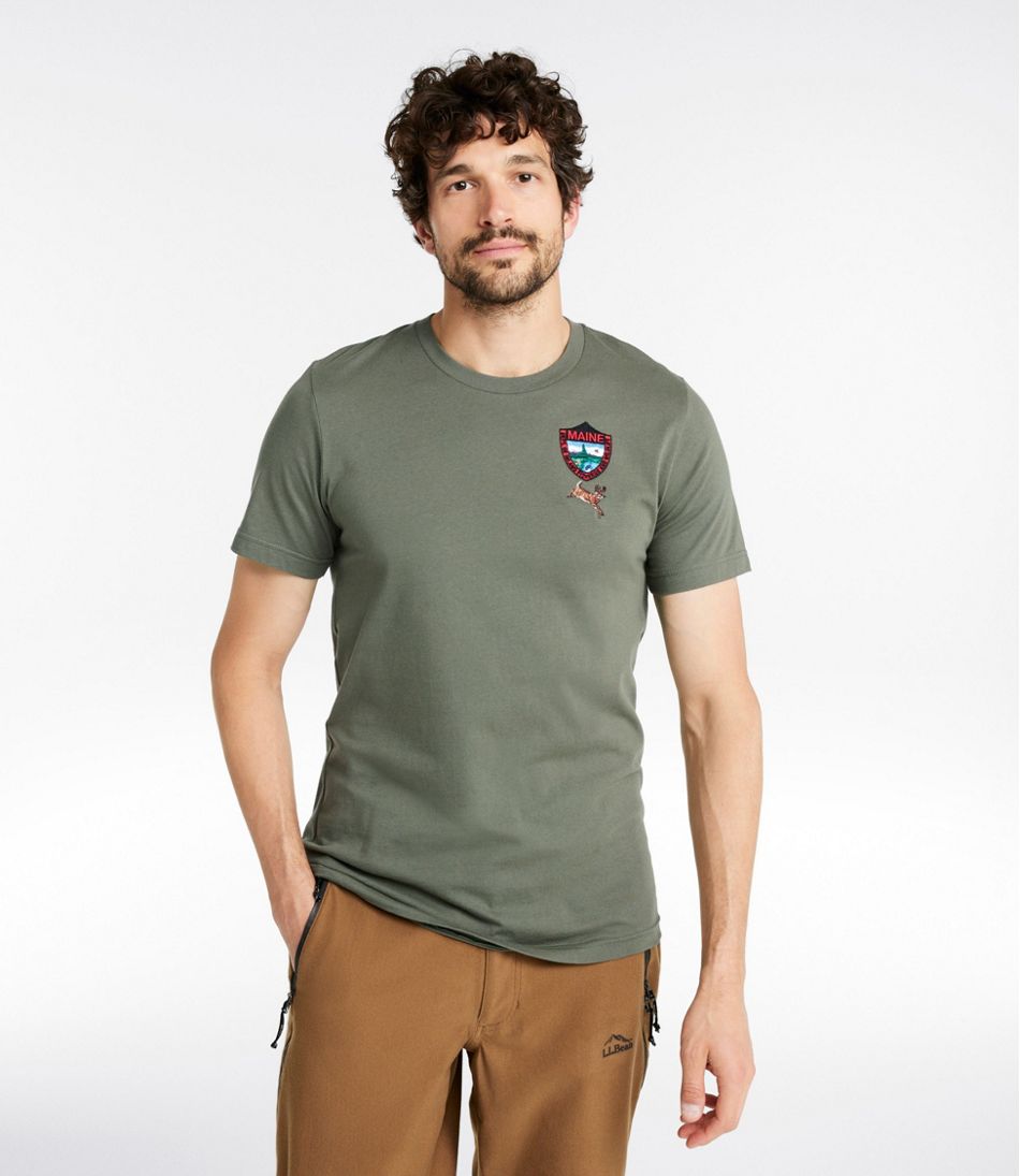 Men's Maine Inland Fisheries and Wildlife Tee, White-Tailed Deer - L.L.Bean Value
