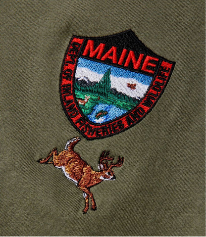 Men's Maine Inland Fisheries and Wildlife Tee, White-Tailed Deer - L.L.Bean Value