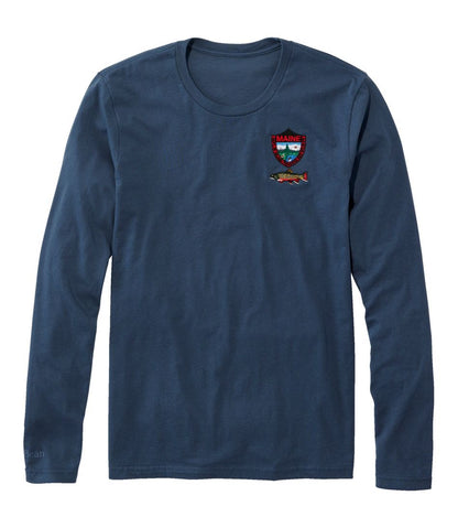 Men's MIF&W Tee, Long-Sleeve Brook Trout - L.L.Bean Great Value