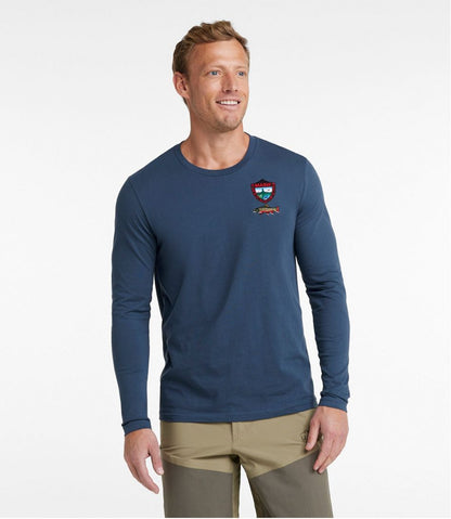 Men's MIF&W Tee, Long-Sleeve Brook Trout - L.L.Bean Great Value