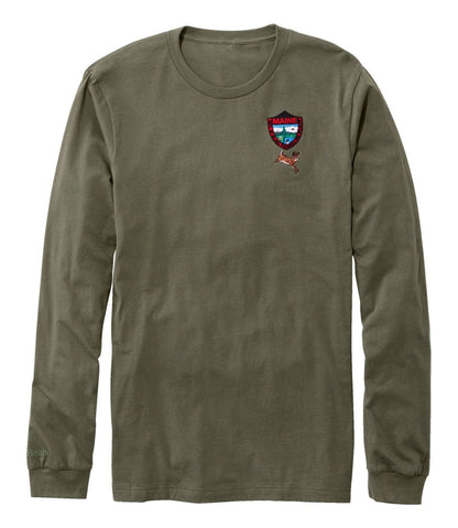 Men's MIF&W Tee, Long-Sleeve White-Tailed Deer - L.L.Bean Latest