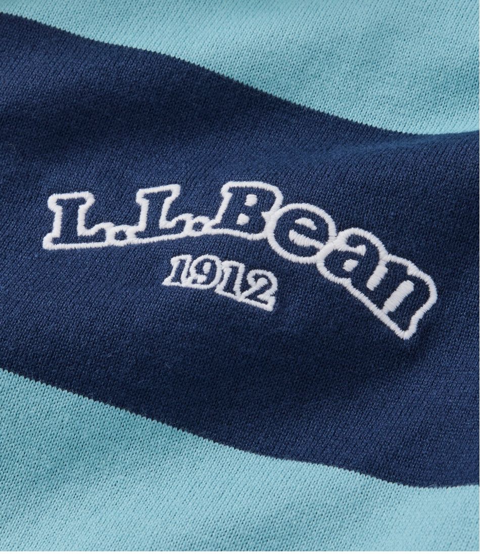 Men's Bean's Vintage Soft Rugby, Stripe Embroidered - L.L.Bean Essential