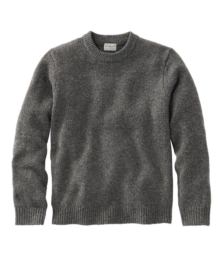 Men's Bean's Classic Ragg Wool Sweater, Crewneck - L.L.Bean Great Value