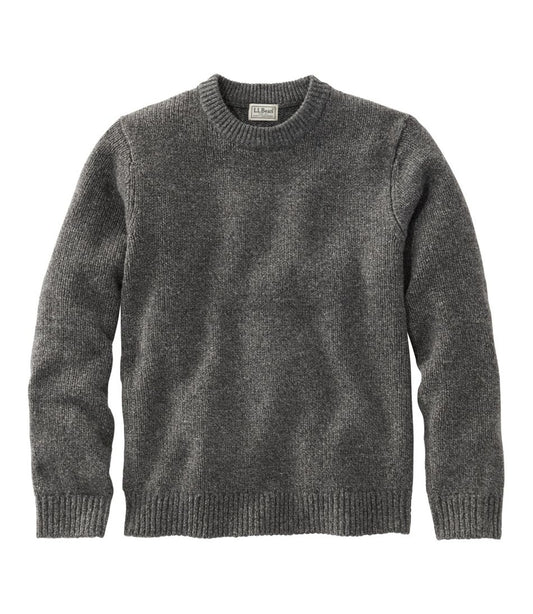 Men's Bean's Classic Ragg Wool Sweater, Crewneck - L.L.Bean Great Value