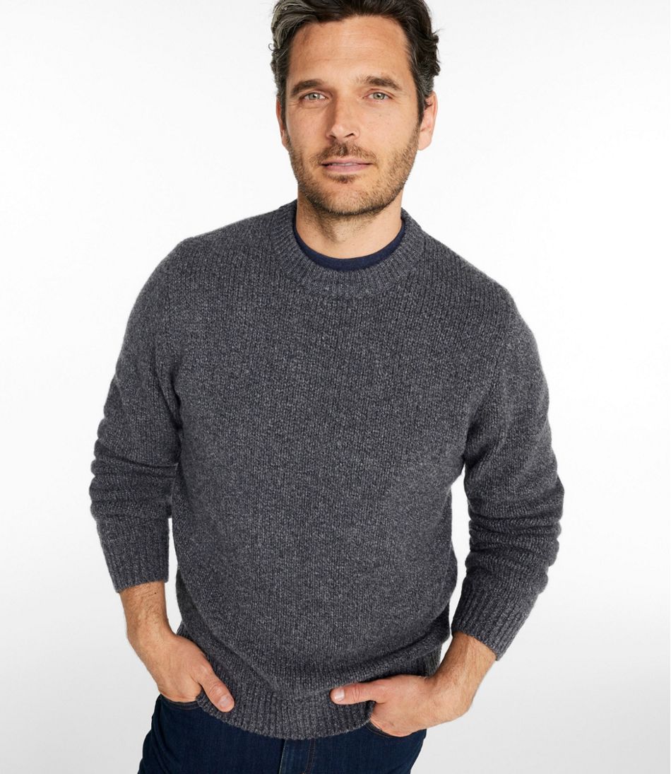 Men's Bean's Classic Ragg Wool Sweater, Crewneck - L.L.Bean Great Value