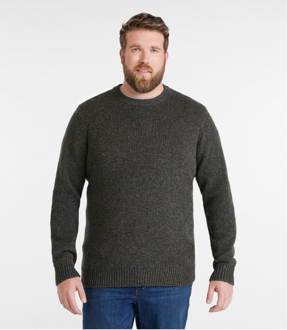 Men's Bean's Classic Ragg Wool Sweater, Crewneck - L.L.Bean Great Value