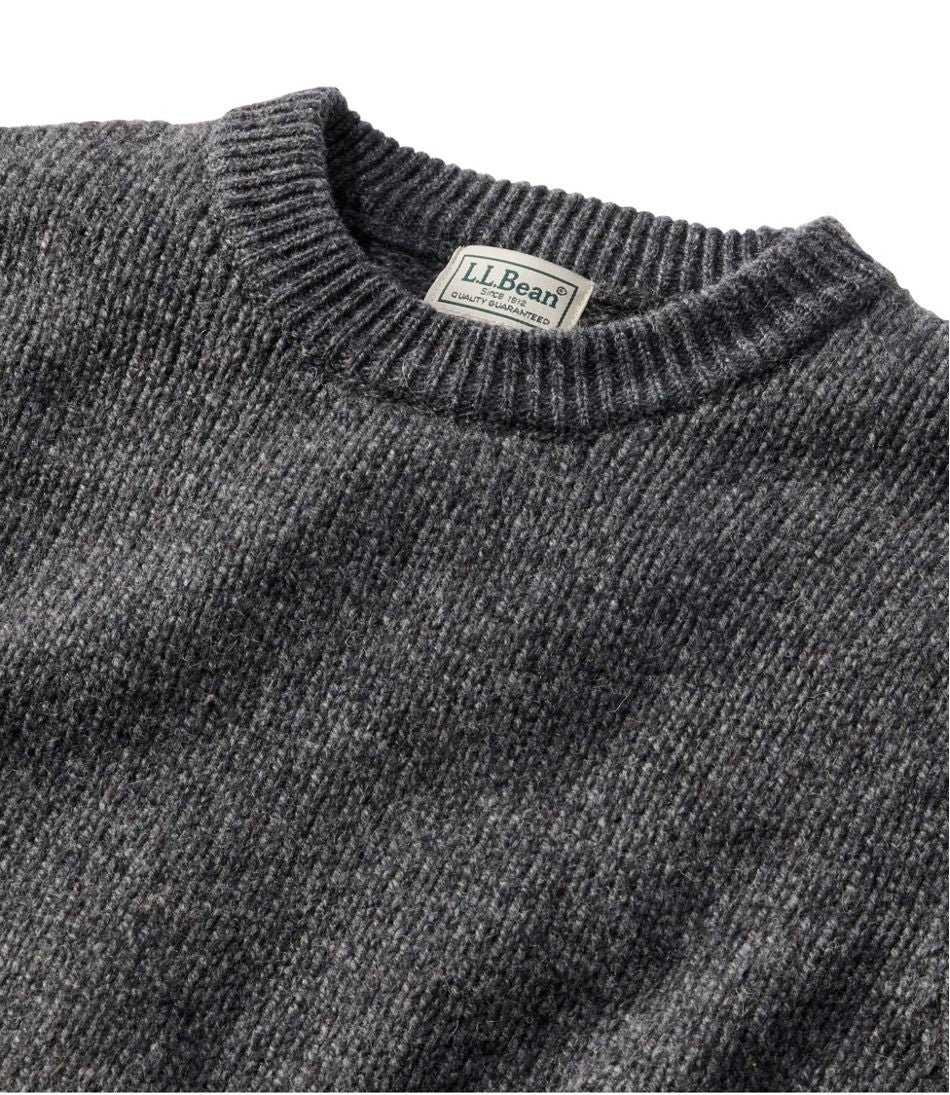 Men's Bean's Classic Ragg Wool Sweater, Crewneck - L.L.Bean Great Value