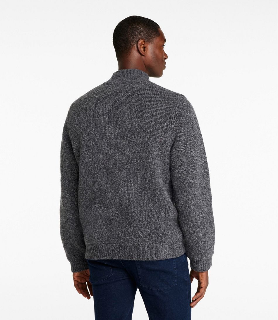 Men's L.L.Bean Classic Ragg Wool Sweater, Full-Zip Flannel-Lined - L.L.Bean Latest