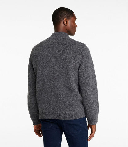 Men's L.L.Bean Classic Ragg Wool Sweater, Full-Zip Flannel-Lined - L.L.Bean Latest