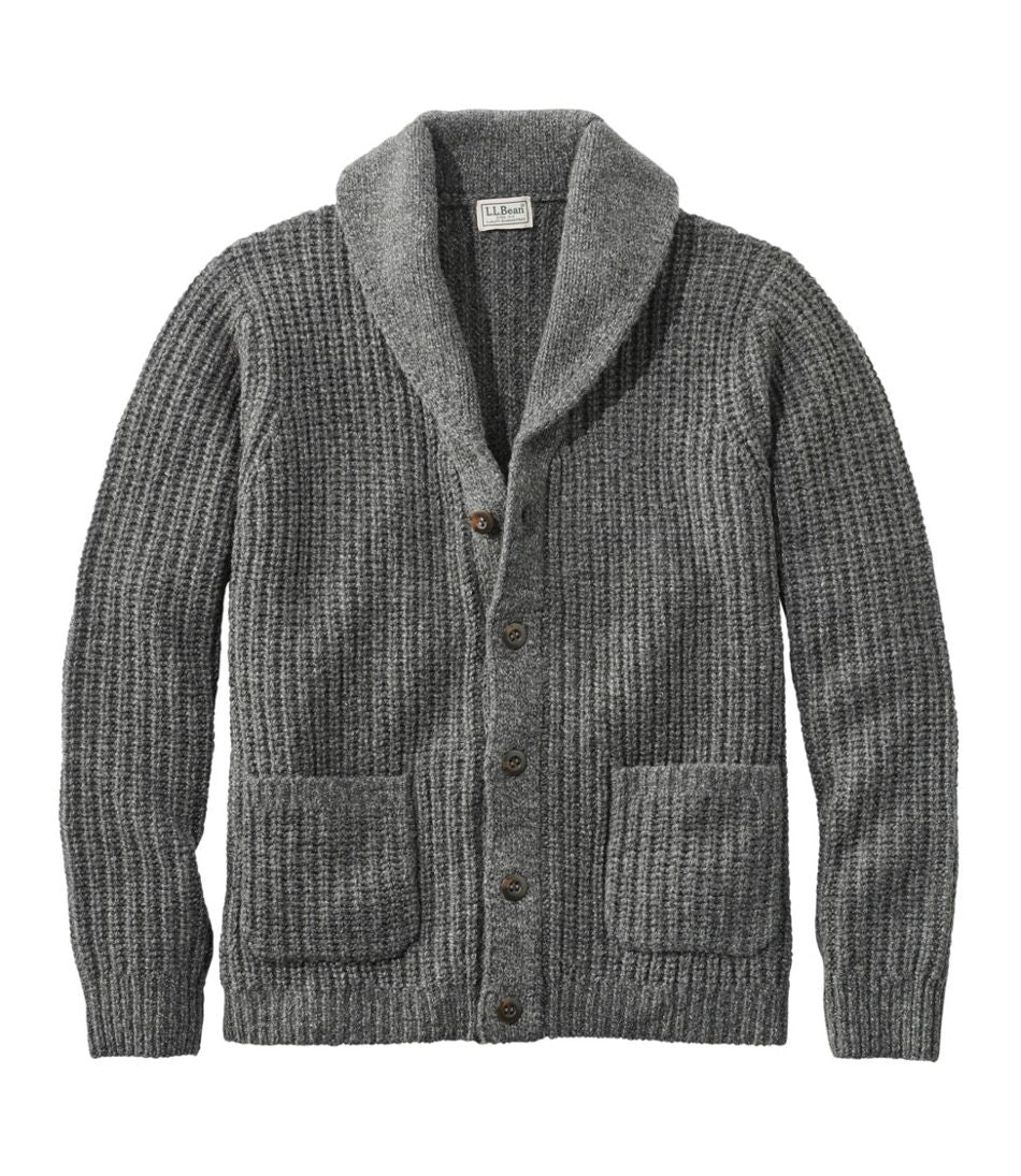 Men's L.L.Bean Classic Ragg Wool Sweater, Cardigan - L.L.Bean Quality