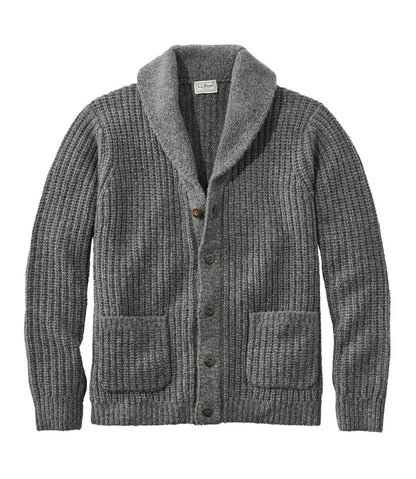 Men's L.L.Bean Classic Ragg Wool Sweater, Cardigan - L.L.Bean Quality
