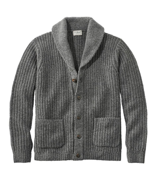 Men's L.L.Bean Classic Ragg Wool Sweater, Cardigan - L.L.Bean Quality