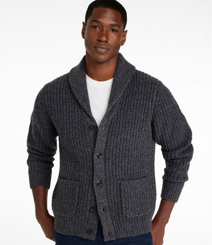 Men's L.L.Bean Classic Ragg Wool Sweater, Cardigan - L.L.Bean Quality