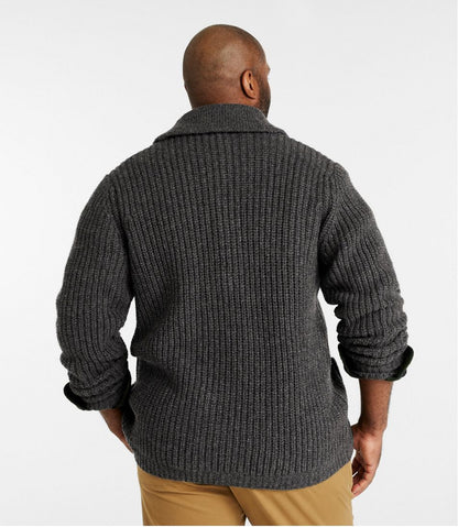 Men's L.L.Bean Classic Ragg Wool Sweater, Cardigan - L.L.Bean Quality