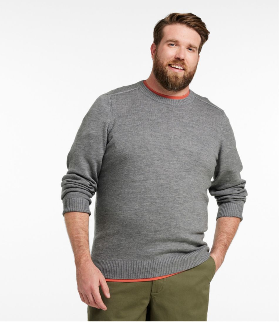 Men's Essential Merino Sweater, Crewneck - L.L.Bean Essential