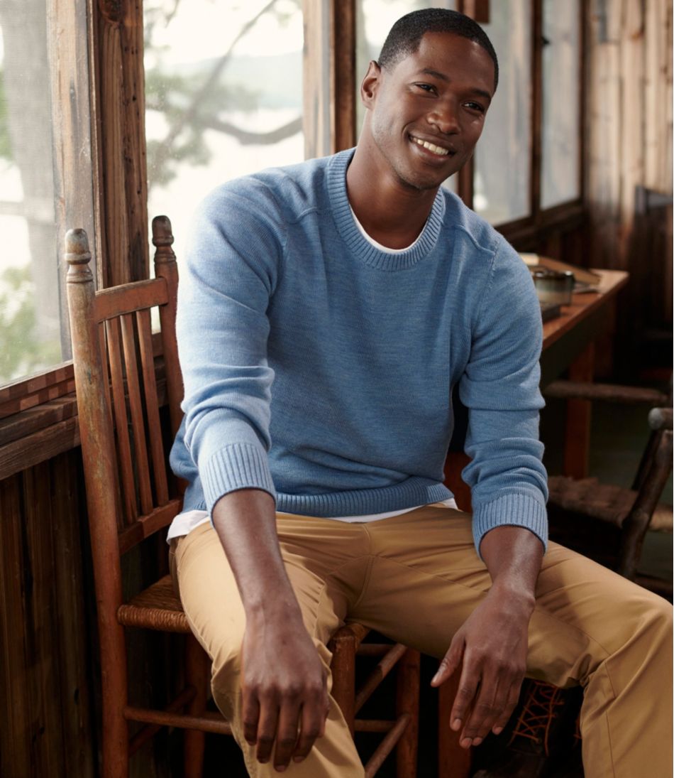 Men's Essential Merino Sweater, Crewneck - L.L.Bean Essential