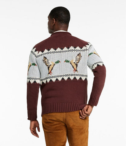 Men's Signature Organic Cotton Rollneck Sweater, Fair Isle - L.L.Bean Value