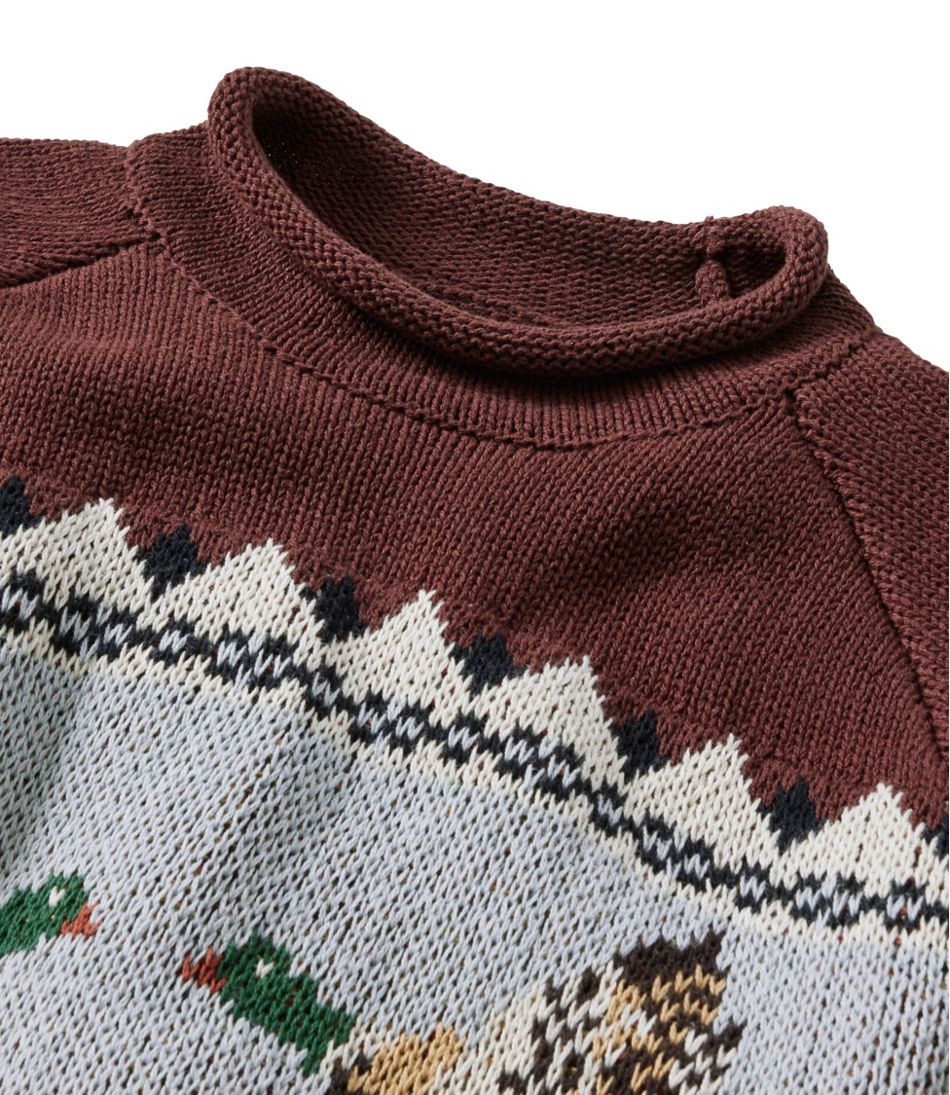 Men's Signature Organic Cotton Rollneck Sweater, Fair Isle - L.L.Bean Value
