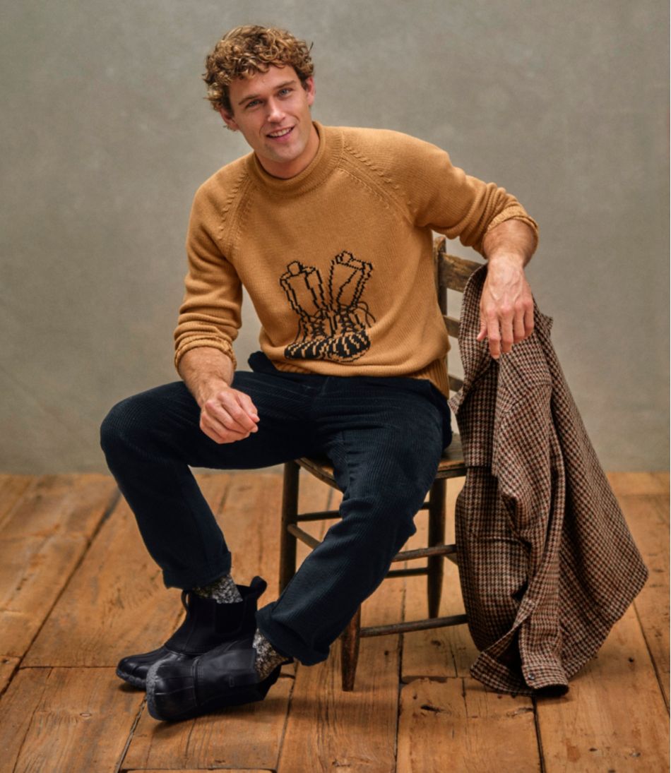 Men's Signature Organic Cotton Rollneck Sweater, Fair Isle - L.L.Bean Value