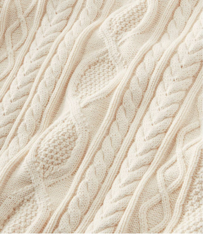 Men's Bean's Heritage Soft Cotton Fisherman Sweater, Button-Mock - L.L.Bean Customer Favorite