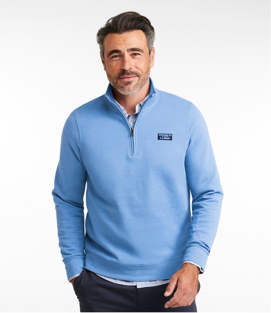 Men's Comfort Stretch Performance® Piqué, Quarter-Zip Pullover - L.L.Bean Great Value