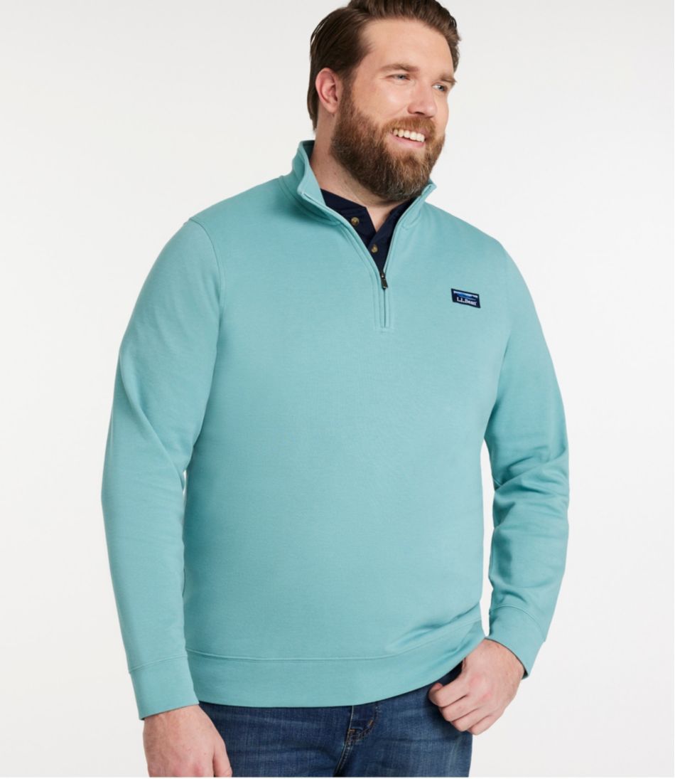 Men's Comfort Stretch Performance® Piqué, Quarter-Zip Pullover - L.L.Bean Great Value