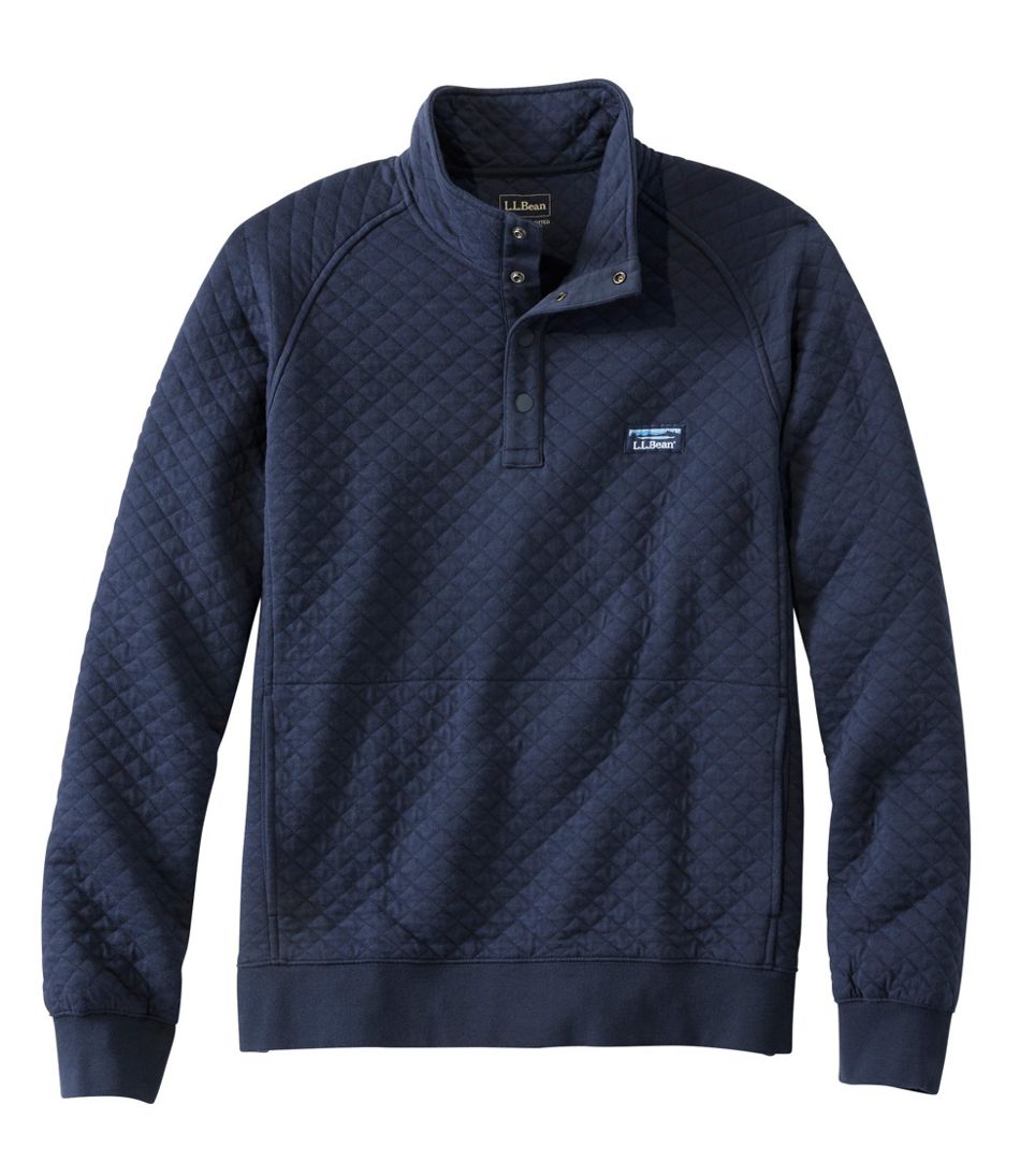 Men's Quilted Sweatshirt, Mockneck - L.L.Bean Latest