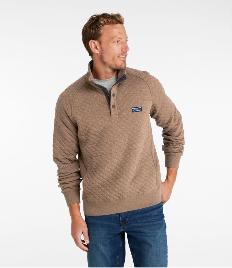 Men's Quilted Sweatshirt, Mockneck - L.L.Bean Latest