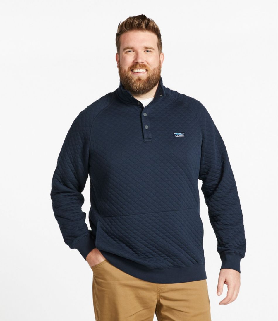 Men's Quilted Sweatshirt, Mockneck - L.L.Bean Latest